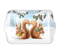 Melamine Tray Squirrel Love 15 x 23 cm.
