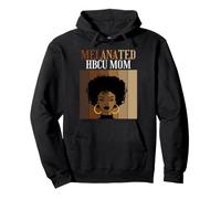 Melanated HBCU Mom Historical Black College and University Pullover Hoodie