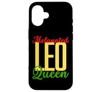 Melanated Leo Queen Squad August Birthday Crew Party Sista Case for iPhone 16