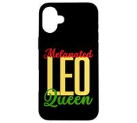 Melanated Leo Queen Squad August Birthday Crew Party Sista Case for iPhone 16 Plus