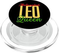 Melanated Leo Queen Squad August Birthday Crew Party Sista PopSockets PopGrip for MagSafe