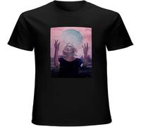 Melancholia Graphic T Shirts Heavyweight Tees Plain Tops Men Clothes Black XXL