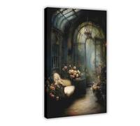 Melancholy Sunroom Canvas Poster Bedroom Decor Landscape Office Room Decor Gift 24x36inch(60x90cm)