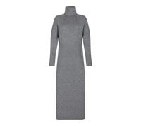 Melange Grey Long Dress with Double Star - female - Golden Goose - Knitted Dresses - Gray - S - Dresses S