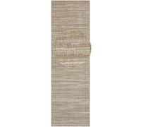 Mèlange Reversible Indoor & Outdoor Beige Rug - 80X250 cm