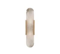 Melange Wall Light - Antique Brass & Alabaster