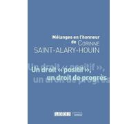 Mélanges en l'honneur de Corinne Saint-Alary-Houin: Un droit « positif », un droit de progrès (2020)