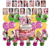 Melanie 44PCS Party Decorations Set - Birthday Decorations with Balloons, Banner, Cake Topper & More