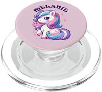 Melanie Cute Unicorn Design for Girls Name Melanie PopSockets PopGrip for MagSafe
