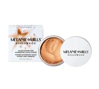 Melanie Mills Gleam Radiant Dust Shimmering Loose Powder For Face & Body Deep Gold