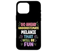MELANIE Personalized Women's Gift Custom MELANIE Case for iPhone 16 Pro Max