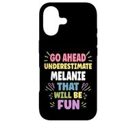MELANIE Personalized Women's Gift Custom MELANIE Case for iPhone 17