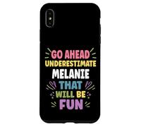 MELANIE Personalized Women's Gift Custom MELANIE Case for iPhone XS Max