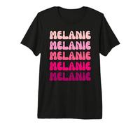Melanie Retro Stack Design Premium T-Shirt