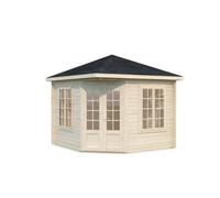 Melanie XS (2.8x2.8m | 6.9m2 | 44mm) Heavy Duty Corner Summer House