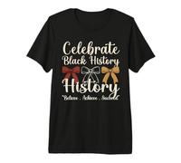 Melanin African Black History Month Believe Achieve Succeed Premium T-Shirt