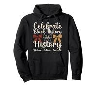 Melanin African Black History Month Believe Achieve Succeed Pullover Hoodie