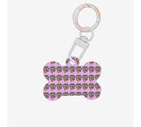 Melanin Afro Woman Printing 1 Pc Dog Bone Shape Id Tags Double Sided with Key Ring Craft for Pets
