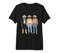 Melanin Cowboy Western Soul Rodeo Vibes Premium T-Shirt