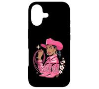 Melanin Cowgirl Boots Afro Rodeo Black History Costume Case for iPhone 17