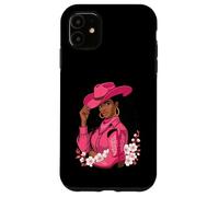 Melanin Cowgirl Boots Rodeo Western Afro Black History Case for iPhone 11