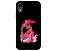 Melanin Cowgirl Boots Rodeo Western Afro Black History Case for iPhone XR