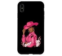 Melanin Cowgirl Boots Rodeo Western Afro Black History Case for iPhone XS Max
