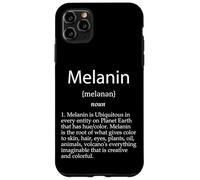 Melanin Definition Educational Black History Pride Month Case for iPhone 11 Pro Max