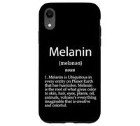 Melanin Definition Educational Black History Pride Month Case for iPhone XR