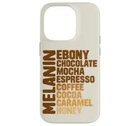 Melanin Ebony Chocolate Mocha Coffee Cocoa Vintage Case for iPhone 14 Pro