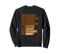 Melanin Ebony Chocolate Mocha Coffee Cocoa Vintage Sweatshirt