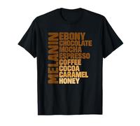 Melanin Ebony Chocolate Mocha Coffee Cocoa Vintage T-Shirt