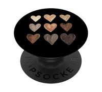 Melanin Hearts Social Justice Equality Unity Protest PopSockets Adhesive PopGrip