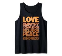 Melanin History Love Empathy Compassion Peace Kindness Tank Top