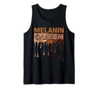 Melanin Queen Leopard Print Chocolate Drip Black Women Dope Tank Top