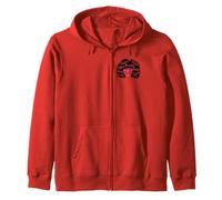 Melanin Queen Strong Educated Black History Pride African Zip Hoodie