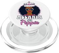 Melanin Stay Poppin Black History Month Black Girl Magic PopSockets PopGrip for MagSafe