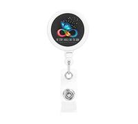Melanoma Awareness Month Retractable Badge Holder Reel Clip Id Card Holder forNurse Student Office Worker