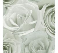 Melany Rose Wallpaper Sage Green World of Wallpaper AF0016