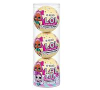 MELARQT L.O.L. Surprise! Confetti Pop 3 Pack Showbaby - 3 Re-Released Dolls Each with 9 Surpr