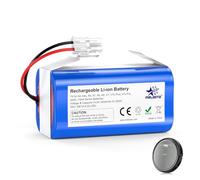melasta 14.4 V 3200 mAh Li-ion Replacement Battery for iLife Vacuum Cleaner A4, A4s, A6, V7, A6, A7, A8, A9, V7s Plus, V7s Pro, X620, Y8H4 Batteries