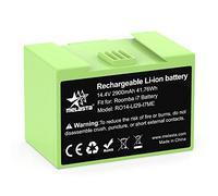 melasta 14.4V 2900mAh Lithium-Ion Battery for iRobot Roomba i7/i7+ i4/i4+ i3/i3+ e5 e6 Vacuum Battery, Vaccum Cleaner Replacement Battery for 4624864 7150 7550 i7158 i7550 i75502 ABL-D1