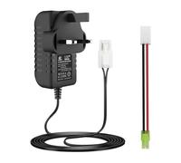 melasta NIMH/NICD Charger for 2.4V-7.2V 8.4V 9.6V 12V for Airsoft Battery | Intelligent Multi-voltage Charger for 2-10S NIMH Battery with Standard Tamiya/Mini Tamiya/SM-2P/JST/Huanqi Connector