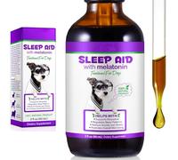 Melatonin for Dogs, Dog Sleep Aid, Dog Melatonin Support Relaxation & Deep Sleep, Relieves Separation Anxiety & Travel & Stress Anxiety, Calming for Dogs in Noise, Fireworks, Melatonin for Dog & Cat
