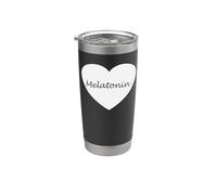 Melatonin Heart Apparel - Unique Melatonin Lover Design Stainless Steel Insulated Tumbler