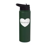 Melatonin Heart Apparel - Unique Melatonin Lover Design Stainless Steel Insulated Water Bottle