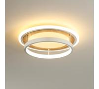 MELAYR LED Ceiling Lights,3000K Warm Lighting,30W 3600LM Flush Ceiling Lamp for Living Room,Bedroom Room,Dining Room,Kitchen,and Office,Ø30cm,CRI≥80