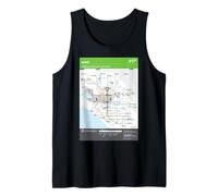 Melbourne - Australia - Tram Network Map - HD Tank Top