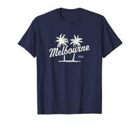 Melbourne Florida Vintage 70s Palm Trees Graphic T-Shirt