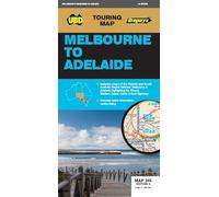 Melbourne to Adelaide Map 345 4th ed (Touring Map)